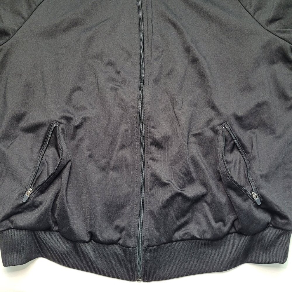 Torrid Active Full Zip Track Jacket Bomber Stripe Black White Size 0 Athleisure - Picture 6 of 13